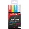 Uniball PWE-5M Chalk Marker Medium Bullet Assorted (4 Pack)
