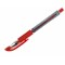 Uni-ball UM151S SigNo Gel Rollerball, Comfort Grip, Red, Pack of 12