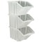 Barton Multifunctional Storage Bins Blue Lids (Pack of 4) 052101/4