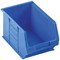 Heavy Duty Polypropylene Storage Bin, W240xD150xH132mm, Blue, Pack of 10