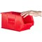 Barton TC3 Small Parts Container Semi-Open Front 4.6L Red 150x240x125mm (Pack of 10) 010032