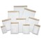 Mail Lite Bubble Lined Postal Bag, White, Assorted Sizes, Pack of 50