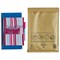 Mail Lite Bubble Postal Bag, Size F/3 220x330mm, Gold, Pack of 50