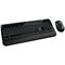 Microsoft Desktop 2000 Keyboard and Mouse Set, Wireless, Black