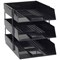 Avery System Letter Tray, Black