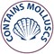 MyCafe Food Label Contains Molluscs Removable Pack of 1000 MYC10618