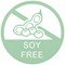 MyCafe Food Label Soy Free 25mm Removable Pack of 1000 MYC10623