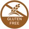 MyCafe Food Label Gluten Free 25mm Removable Pack of 1000 MYC10625