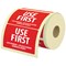 MyCafe Food Label Use First 25x25mm Removable Pack of 1000 MYC10626