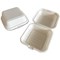 MyCafe Bagasse Burger Box 6x6 Inch Pack of 500