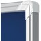 Nobo Premium Plus Felt Lockable Notice Board, 9xA4, W708xH969xD43mm, Blue