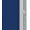 Nobo Premium Plus Felt Lockable Notice Board, 9xA4, W708xH969xD43mm, Blue
