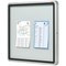 Nobo Premium Plus Outdoor Magnetic Lockable Notice Board, 6xA4, W708xH667xD43mm
