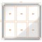 Nobo Premium Plus Outdoor Magnetic Lockable Notice Board, 6xA4, W708xH667xD43mm