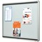 Nobo Premium Plus Outdoor Magnetic Lockable Notice Board, 9xA4, W708xH969xD43mm