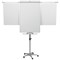 Nobo Piranha Mobile Flipchart and Drywipe Easel Blue/Silver