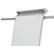 Nobo Piranha Mobile Flipchart and Drywipe Easel Blue/Silver