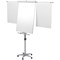 Nobo Piranha Mobile Flipchart and Drywipe Easel Blue/Silver