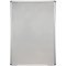 Nobo Moulded Aluminium Front-Opening Snap Frame, A1, Silver