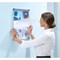 Nobo Moulded Aluminium Front-Opening Snap Frame, A1, Silver