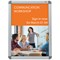 Nobo Moulded Aluminium Front-Opening Snap Frame, A3, Silver