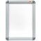 Nobo Moulded Aluminium Front-Opening Snap Frame, A4, Silver Nobo Moulded Aluminium Front-Opening Snap Frame, A4, Silver