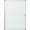 Nobo Extra Flat Glazed Magnetic Lockable Case, 9xA4,W730xH980xD25mm