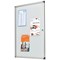 Nobo Extra Flat Glazed Magnetic Lockable Case, 9xA4,W730xH980xD25mm