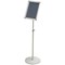 Nobo Premium Plus Poster Frame Sign Holder Display Stand with Snap Frame, A4, Silver