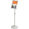 Nobo Premium Plus Poster Frame Sign Holder Display Stand with Snap Frame, A4, Silver