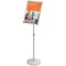Nobo Premium Plus Poster Frame Sign Holder Display Stand with Snap Frame, A3, Silver