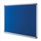 Nobo Euro Plus Noticeboard, Aluminium Trim, W1500xH1000mm, Blue