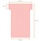 Nobo T-Cards 160gsm Tab Top 15mm W60x Bottom W48.5x Full H85mm Size 2 Pink Ref 2002008 [Pack 100]