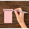 Nobo T-Cards 160gsm Tab Top 15mm W60x Bottom W48.5x Full H85mm Size 2 Pink Ref 2002008 [Pack 100]