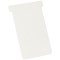 Nobo T-Cards 160gsm Tab Top 15mm W124x Bottom W112x Full H180mm Size 4 White Ref 2004002 [Pack 100]
