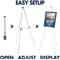 Nobo Lightweight Telescopic Display Easel Aluminium
