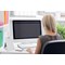 Nobo Diamond Glass Personal Desktop Pad, 460x150mm, White