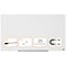 Nobo Widescreen Glass Board, Magnetic, W993xH559mm, White