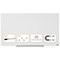 Nobo Widescreen Glass Board, Magnetic, W993xH559mm, White