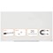 Nobo Widescreen Glass Board, Magnetic, W1900xH1000mm, White