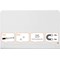 Nobo Impression Pro Glass Magnetic Whiteboard, Concealed Pen Tray, 1000x560mm, White