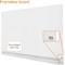 Nobo Impression Pro Glass Magnetic Whiteboard, Concealed Pen Tray, 1000x560mm, White Nobo Impression Pro Glass Magnetic Whiteboard, Concealed Pen Tray, 1000x560mm, White