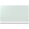 Nobo Impression Pro Glass Magnetic Whiteboard, Concealed Pen Tray, 1260x710mm, White