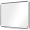 Nobo Premium Plus Steel Magnetic Whiteboard, Aluminium Frame, 600x450mm