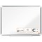Nobo Premium Plus Steel Magnetic Whiteboard, Aluminium Frame, 600x450mm
