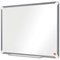 Nobo Premium Plus Steel Magnetic Whiteboard, Aluminium Frame, 900x600mm