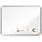 Nobo Premium Plus Steel Magnetic Whiteboard, Aluminium Frame, 900x600mm