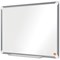 Nobo Premium Plus Melamine Whiteboard, Aluminium Frame, 1200x900mm