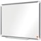 Nobo Premium Plus Melamine Whiteboard, Aluminium Frame, 1800x1200mm