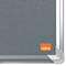 Nobo Premium Plus Felt Notice Board, 600x450mm, Grey Nobo Premium Plus Felt Notice Board, 600x450mm, Grey